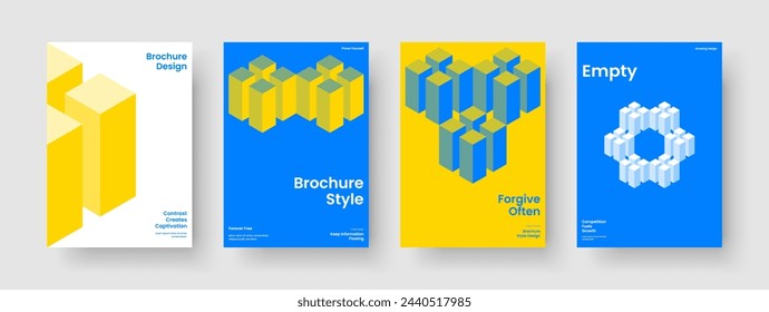 Geometrisches Hintergrundlayout. Isolierter Business-Präsentationsentwurf. Creative Book Cover-Vorlage. Banner. Poster. Bericht. Flyer. Broschüre. Handzettel In: Magazine. Notebook. Markenidentität. Mappe
