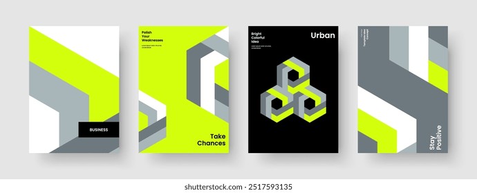 Layout Do Plano De Fundo Geométrico. Modelo de Panfleto Isolado. Projeto de cartaz abstrato. Apresentação de negócios. Relatório. Brochura. Capa de Livro. Faixa. Notebook. Panfleto. Boletim informativo. Identidade da marca. Folheto