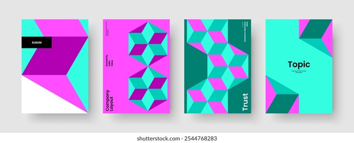 Geometric Background Layout. Modern Banner Design. Isolated Flyer Template. Book Cover. Poster. Brochure. Business Presentation. Report. Catalog. Leaflet. Journal. Magazine. Notebook. Newsletter