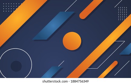 Geometric background with lines and gradient shapes