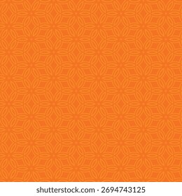 Fondo geométrico hecho de círculo, patrón abstracto sin fisuras, Fondo de pantalla naranja victor Ilustración