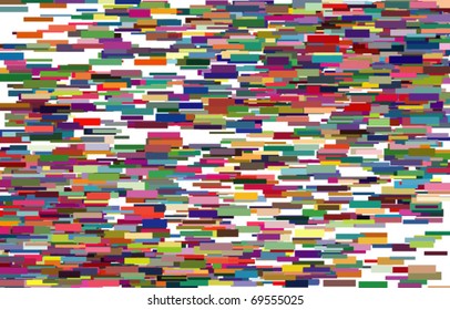 Geometric background made of rectangles