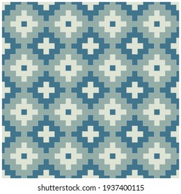 Geometric background made of squares. Seamless vector graphic pattern.