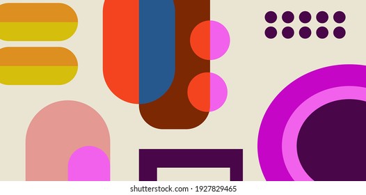 geometric background with many colors. Suitable for wallpapers, assignments, presentations, banners and more