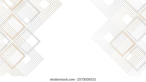 Geometric background material combined with diagonal rectangular lines