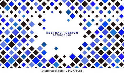 Geometric background material combined with diamonds of various sizes