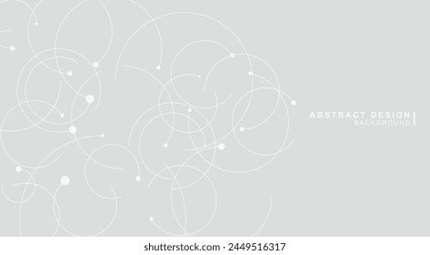 Material de fondo geométrico combinado con varios círculos
