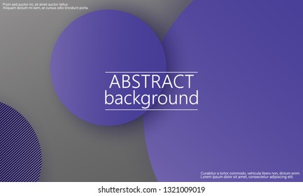 Geometric background. Material design. Minimal abstract cover. Creative colorful wallpaper. Trendy gradient poster. Vector illustration.