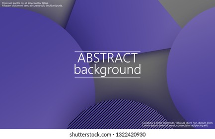 Geometric background. Material design. Minimal abstract cover. Creative colorful wallpaper. Trendy gradient poster. Vector illustration.
