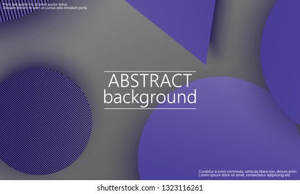 Geometric background. Material design. Minimal abstract cover. Creative colorful wallpaper. Trendy gradient poster. Vector illustration.