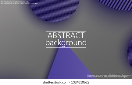Geometric background. Material design. Minimal abstract cover. Creative colorful wallpaper. Trendy gradient poster. Vector illustration.