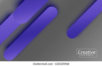 Geometric background. Material design. Minimal abstract cover. Creative colorful wallpaper. Trendy gradient poster. Vector illustration.