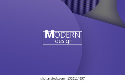 Geometric background. Material design. Minimal abstract cover. Creative colorful wallpaper. Trendy gradient poster. Vector illustration.