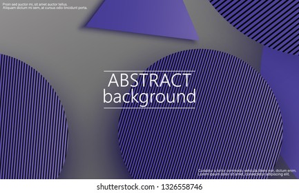 Geometric background. Material design. Minimal abstract cover. Creative colorful wallpaper. Trendy gradient poster. Vector illustration.
