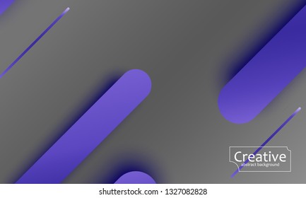 Geometric background. Material design. Minimal abstract cover. Creative colorful wallpaper. Trendy gradient poster. Vector illustration.