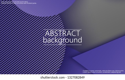 Geometric background. Material design. Minimal abstract cover. Creative colorful wallpaper. Trendy gradient poster. Vector illustration.