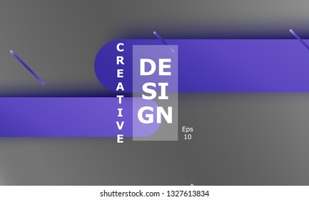 Geometric background. Material design. Minimal abstract cover. Creative colorful wallpaper. Trendy gradient poster. Vector illustration.