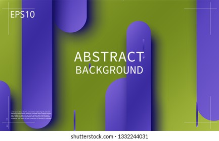 Geometric background. Material design. Minimal abstract cover. Creative colorful wallpaper. Trendy gradient poster. Vector illustration.