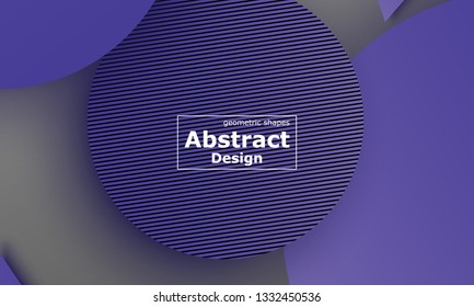 Geometric background. Material design. Minimal abstract cover. Creative colorful wallpaper. Trendy gradient poster. Vector illustration.