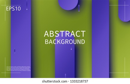 Geometric background. Material design. Minimal abstract cover. Creative colorful wallpaper. Trendy gradient poster. Vector illustration.