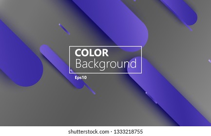 Geometric background. Material design. Minimal abstract cover. Creative colorful wallpaper. Trendy gradient poster. Vector illustration.