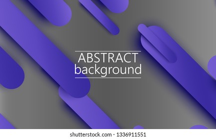 Geometric background. Material design. Minimal abstract cover. Creative colorful wallpaper. Trendy gradient poster. Vector illustration.