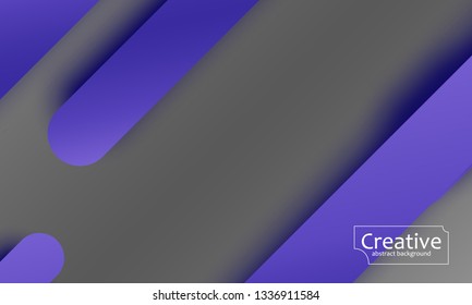 Geometric background. Material design. Minimal abstract cover. Creative colorful wallpaper. Trendy gradient poster. Vector illustration.