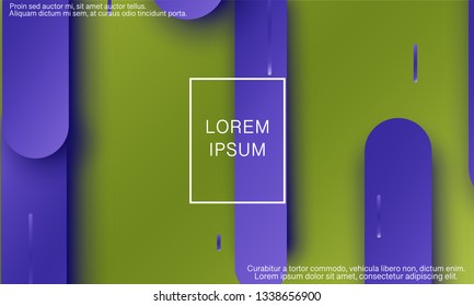 Geometric background. Material design. Minimal abstract cover. Creative colorful wallpaper. Trendy gradient poster. Vector illustration.