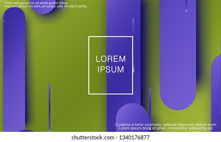 Geometric background. Material design. Minimal abstract cover. Creative colorful wallpaper. Trendy gradient poster. Vector illustration.