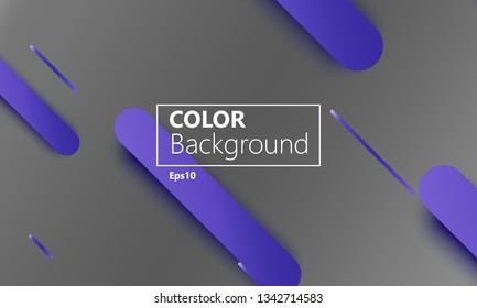 Geometric background. Material design. Minimal abstract cover. Creative colorful wallpaper. Trendy gradient poster. Vector illustration.