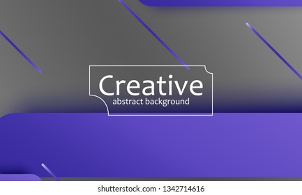 Geometric background. Material design. Minimal abstract cover. Creative colorful wallpaper. Trendy gradient poster. Vector illustration.