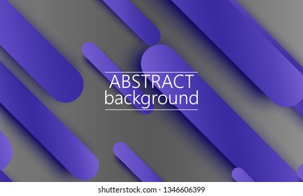 Geometric background. Material design. Minimal abstract cover. Creative colorful wallpaper. Trendy gradient poster. Vector illustration.