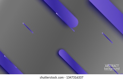 Geometric background. Material design. Minimal abstract cover. Creative colorful wallpaper. Trendy gradient poster. Vector illustration.