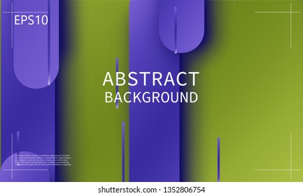 Geometric background. Material design. Minimal abstract cover. Creative colorful wallpaper. Trendy gradient poster. Vector illustration.