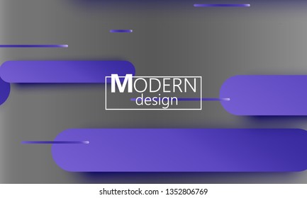 Geometric background. Material design. Minimal abstract cover. Creative colorful wallpaper. Trendy gradient poster. Vector illustration.