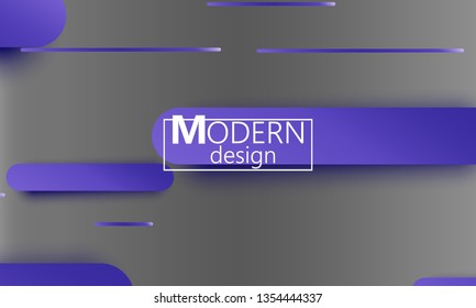 Geometric background. Material design. Minimal abstract cover. Creative colorful wallpaper. Trendy gradient poster. Vector illustration.