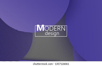 Geometric background. Material design. Minimal abstract cover. Creative colorful wallpaper. Trendy gradient poster. Vector illustration.