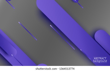 Geometric background. Material design. Minimal abstract cover. Creative colorful wallpaper. Trendy gradient poster. Vector illustration.