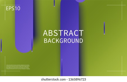Geometric background. Material design. Minimal abstract cover. Creative colorful wallpaper. Trendy gradient poster. Vector illustration.
