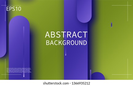 Geometric background. Material design. Minimal abstract cover. Creative colorful wallpaper. Trendy gradient poster. Vector illustration.