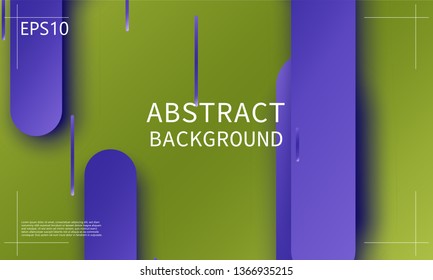 Geometric background. Material design. Minimal abstract cover. Creative colorful wallpaper. Trendy gradient poster. Vector illustration.