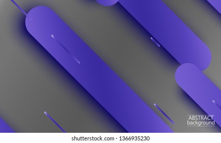 Geometric background. Material design. Minimal abstract cover. Creative colorful wallpaper. Trendy gradient poster. Vector illustration.
