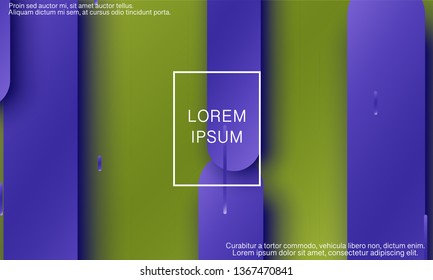 Geometric background. Material design. Minimal abstract cover. Creative colorful wallpaper. Trendy gradient poster. Vector illustration.