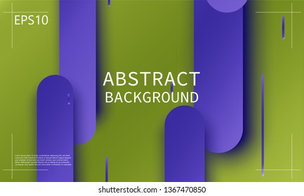 Geometric background. Material design. Minimal abstract cover. Creative colorful wallpaper. Trendy gradient poster. Vector illustration.