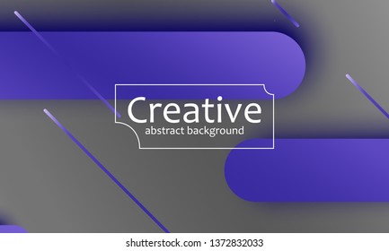 Geometric background. Material design. Minimal abstract cover. Creative colorful wallpaper. Trendy gradient poster. Vector illustration.