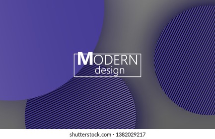 Geometric background. Material design. Minimal abstract cover. Creative colorful wallpaper. Trendy gradient poster. Vector illustration.