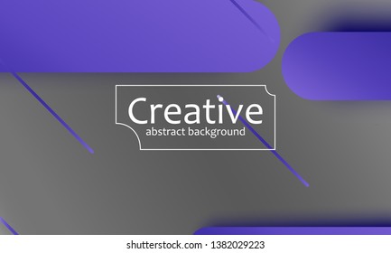 Geometric background. Material design. Minimal abstract cover. Creative colorful wallpaper. Trendy gradient poster. Vector illustration.
