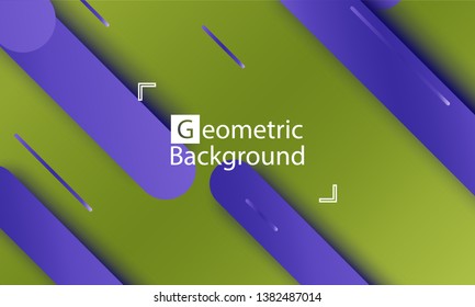 Geometric background. Material design. Minimal abstract cover. Creative colorful wallpaper. Trendy gradient poster. Vector illustration.