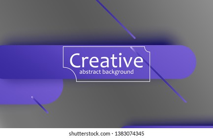 Geometric background. Material design. Minimal abstract cover. Creative colorful wallpaper. Trendy gradient poster. Vector illustration.