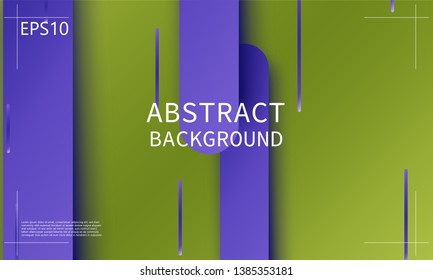 Geometric background. Material design. Minimal abstract cover. Creative colorful wallpaper. Trendy gradient poster. Vector illustration.